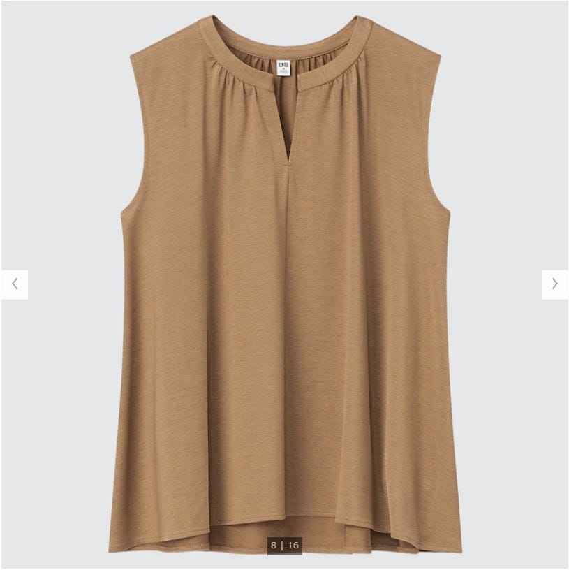 ユニクロ レディース 夏 人気トップス ユニクロ uniqlo レディース アイテム おすすめ オススメ トレンド 人気 コスパ 使える おしゃれ お洒落 オシャレ 2022 夏 トップス 人気 優秀 サテンジャージーT ノースリーブ