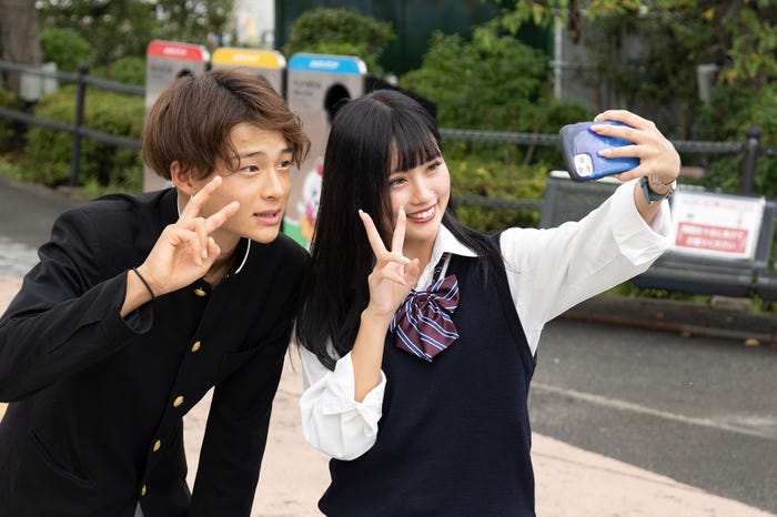 けんしん、るな「今日、好きになりました。-金木犀編-」第1話より(C)ABEMA