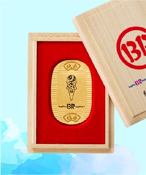 ＜ゴールドサロン＞純金製オリジナル小判 310,000円 K24、重さ：約10g、サイズ：幅約3.1×高さ約4.9、桐箱入り、アクリル製盾付き【限定1個】／提供画像