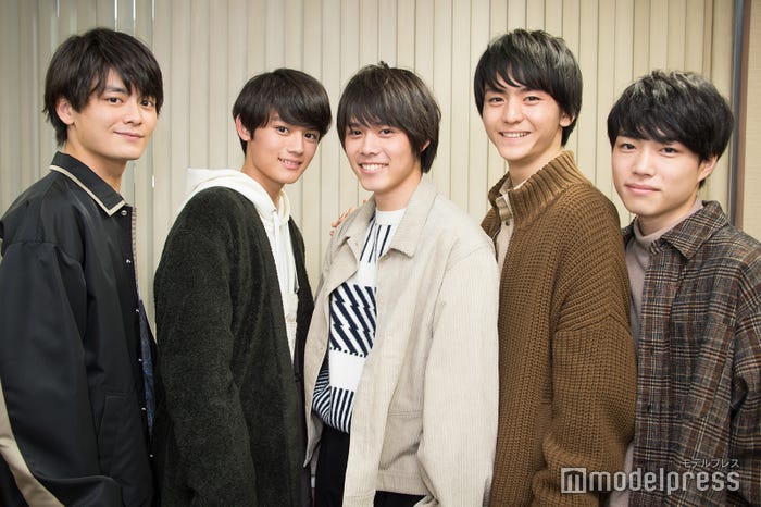 (左から)三船海斗、藤原大祐、細田佳央太、田川隼嗣、福崎那由他(C)モデルプレス