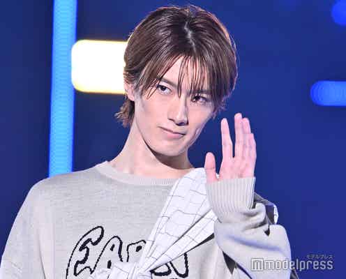 M!LK山中柔太朗、微笑みウインクにキュン シンプルコーデ着こなす【TGC 2024 A/W】