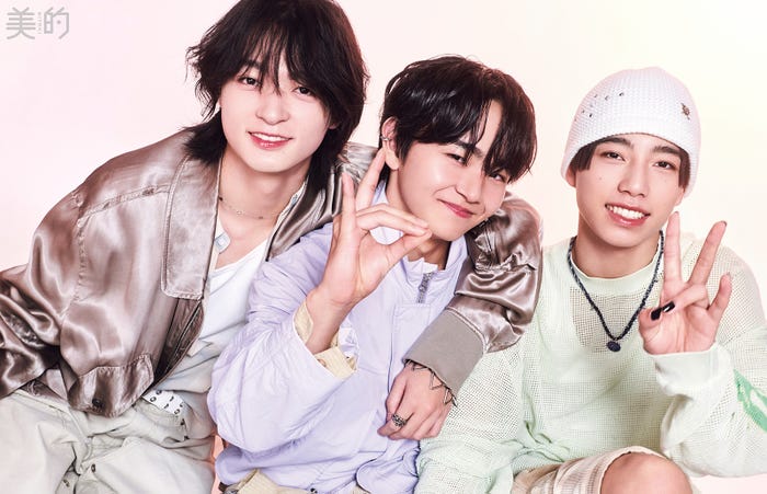 RUI×TAIKI×GOICHI(画像提供:小学館)