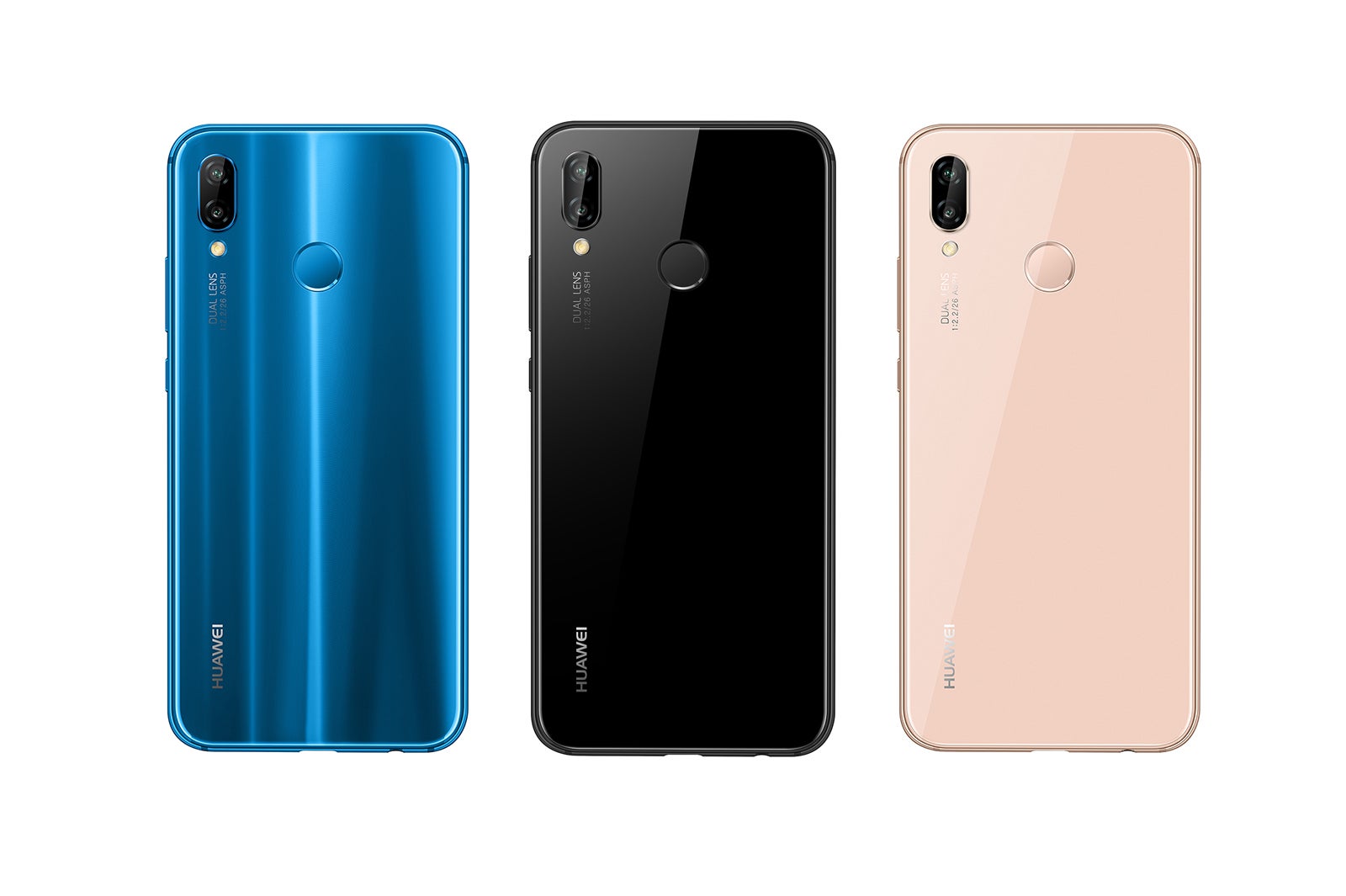 「HUAWEI P20 lite」はクラインブルー、サクラピンク、ミッドナイトブラックの3色展開