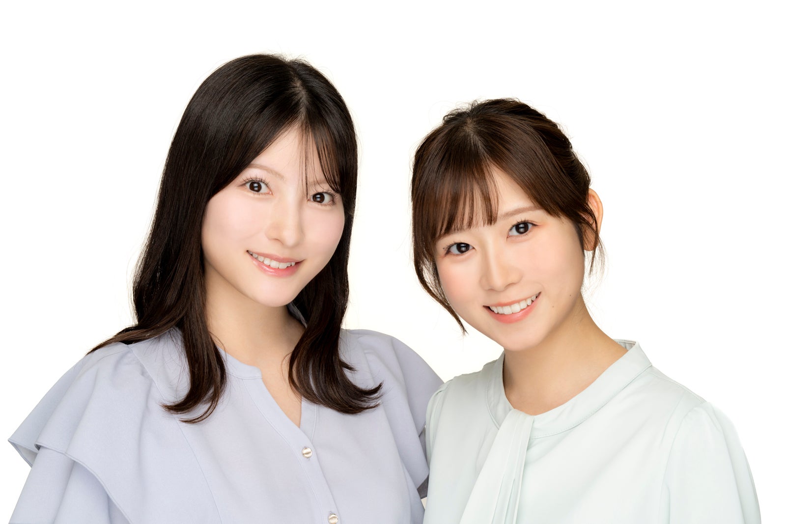 鈴木芹里乃アナ・北川莉央アナ（C）テレビ東京