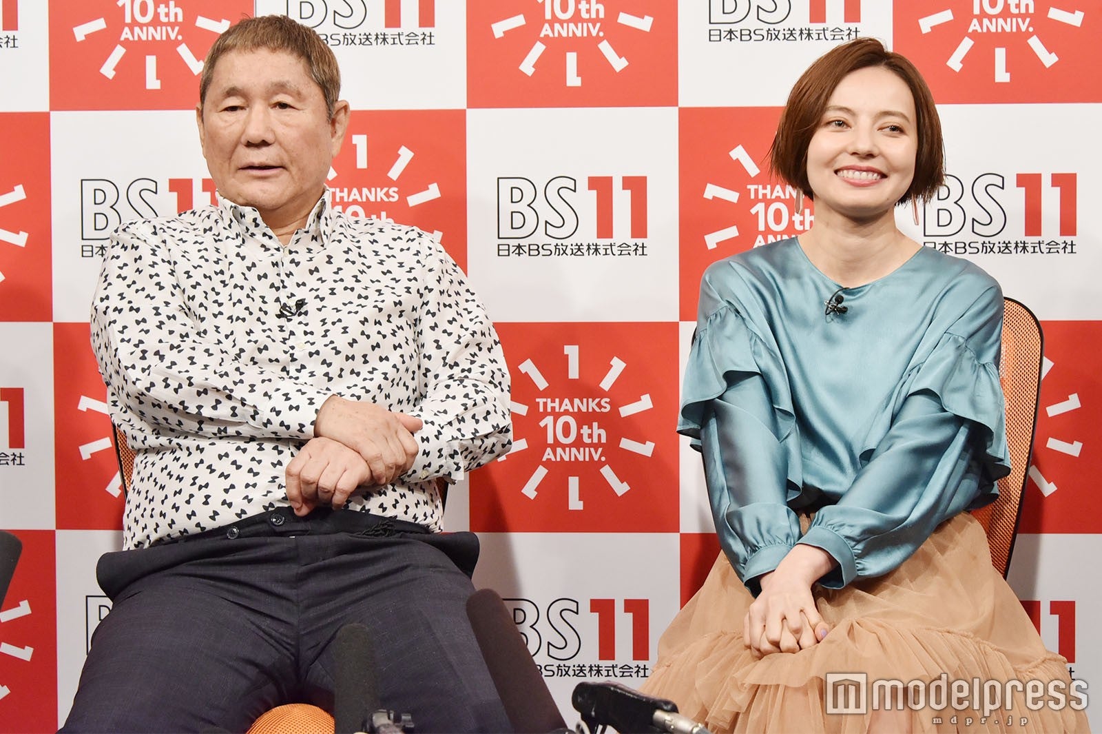 （左から）ビートたけし、ベッキー （C）モデルプレス