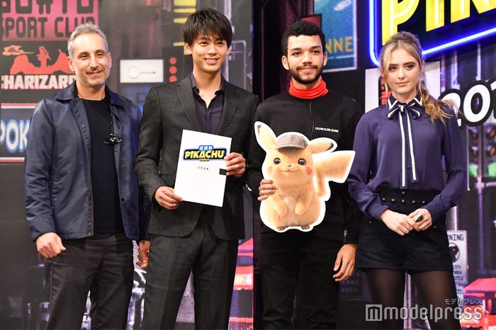 ロブ・レターマン監督、竹内涼真、ジャスティス・スミス、キャスリン・ニュートン (C)モデルプレス