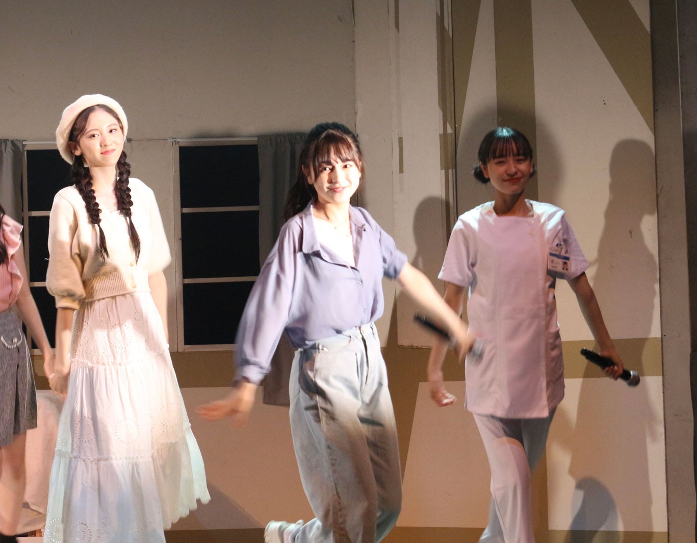 （左から）入江美沙希、織田ひまり、大山蒼生（提供写真）