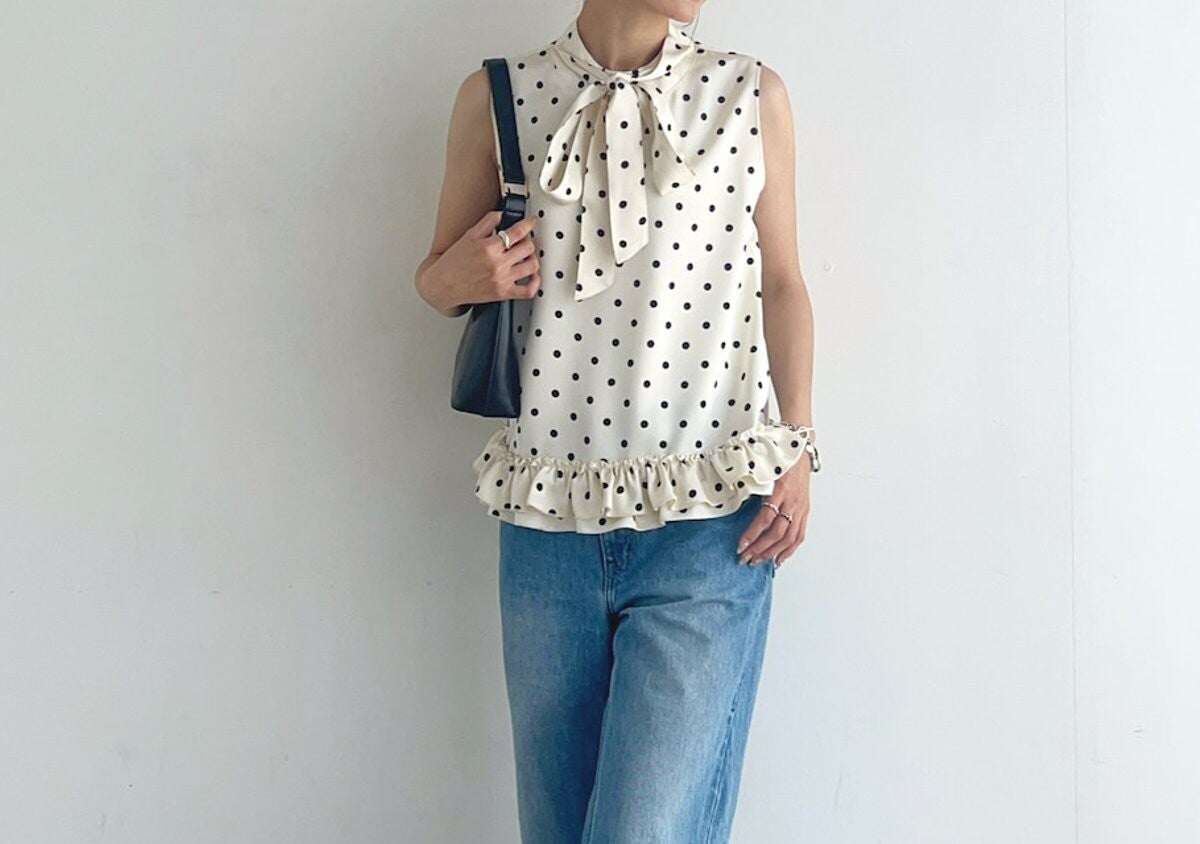 やっぱり夏は「ノースリーブ」が大人気！好バランスでほっそり！お手本着こなし5style