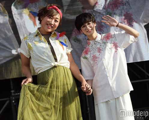 注目の美男子・ゆうたろう、南キャンしずちゃんと手つなぎランウェイ 「可愛い!」の大歓声響く
