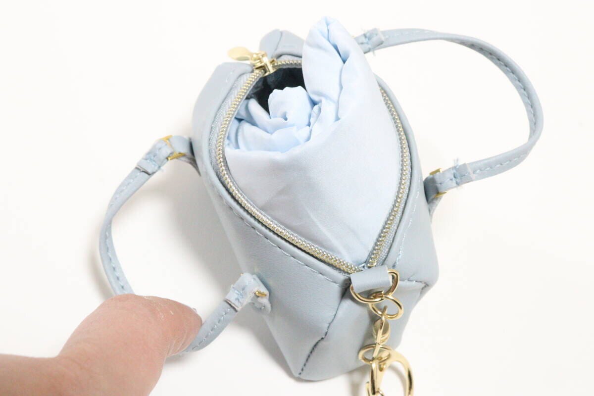 チャーム付エコバッグ、ボストン風、BL（リカちゃん）　中身