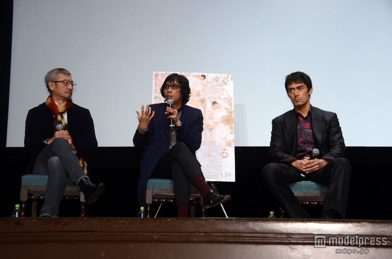 森川友義教授、行定勲監督、阿部寛