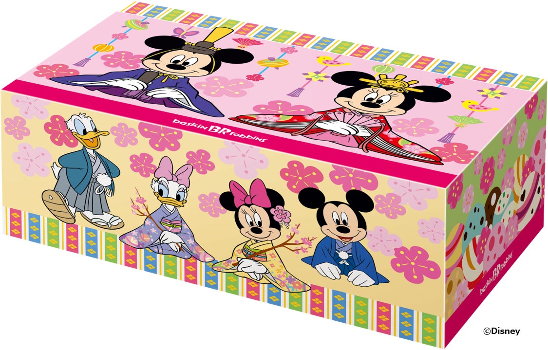 ミッキー＆ミニー ／ ひなだんかざり （C）Disney