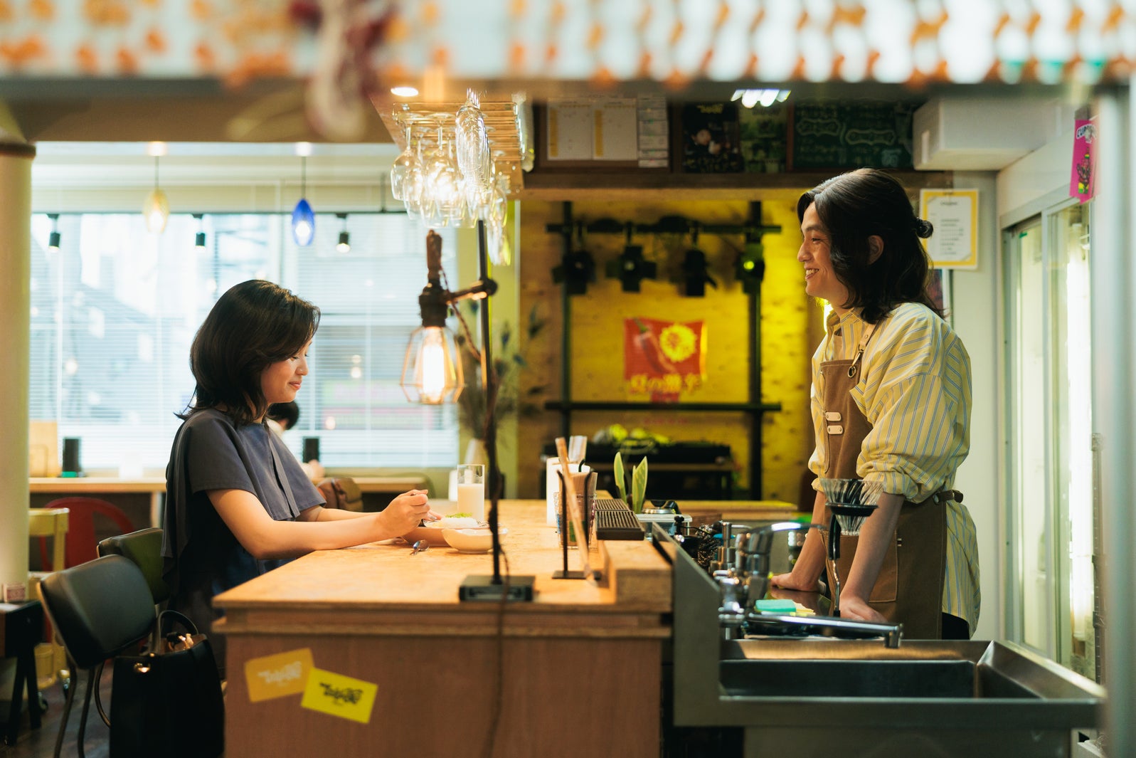 藤原さくら、岡山天音「こっち向いてよ向井くん」最終話より（C）日本テレビ