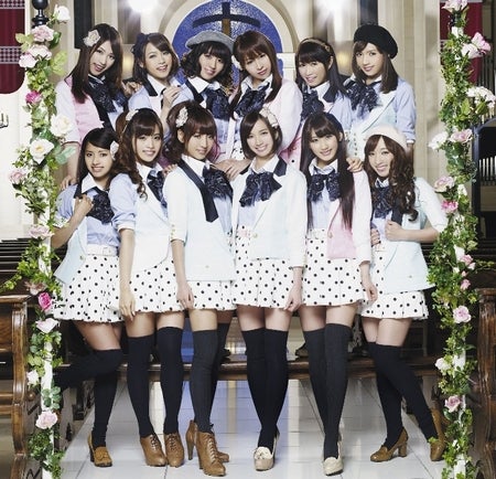 SDN48ラストシングル「負け惜しみコングラチュレーション」選抜12名集合写真