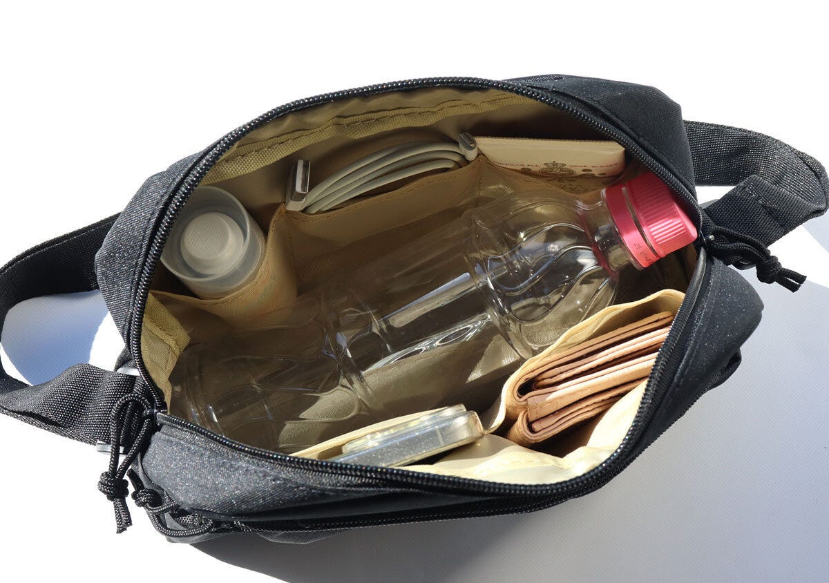 モノマックス2月号増刊ショルダーバッグ付録ペットボトル入る