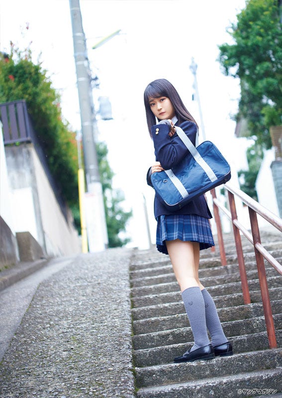 欅坂46石森虹花(C)岡本武志/ヤングマガジン