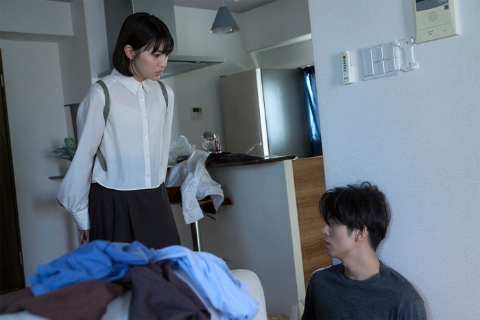 久保田紗友、長谷川慎「離婚後夜」第9話(C)ABC