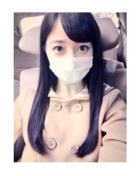 イメチェン前の橋本環奈/Twitterより