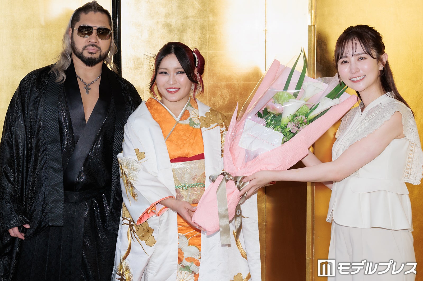 NARAKU選手、イヨ・スカイ選手、まつきりな（C）モデルプレス