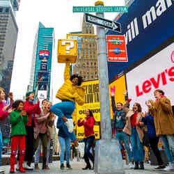 「タイムズスクエア」に登場したハテナブロック/画像提供:ユー・エス・ジェイ