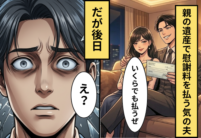 【臨時収入1000万円】で慰謝料を払う気の浮気夫。しかし後日⇒「1000万円は渡さない」妻が逆転勝ちしたワケに「はあ！？」