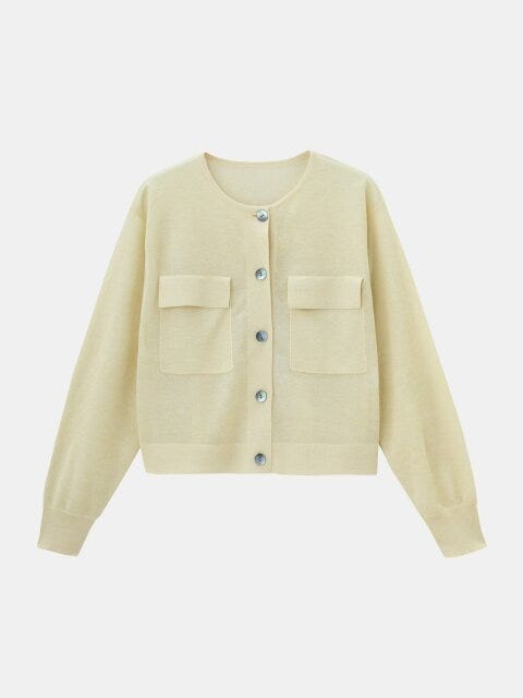 PLST シアーカーディガン PLSTのシアーカーディガン