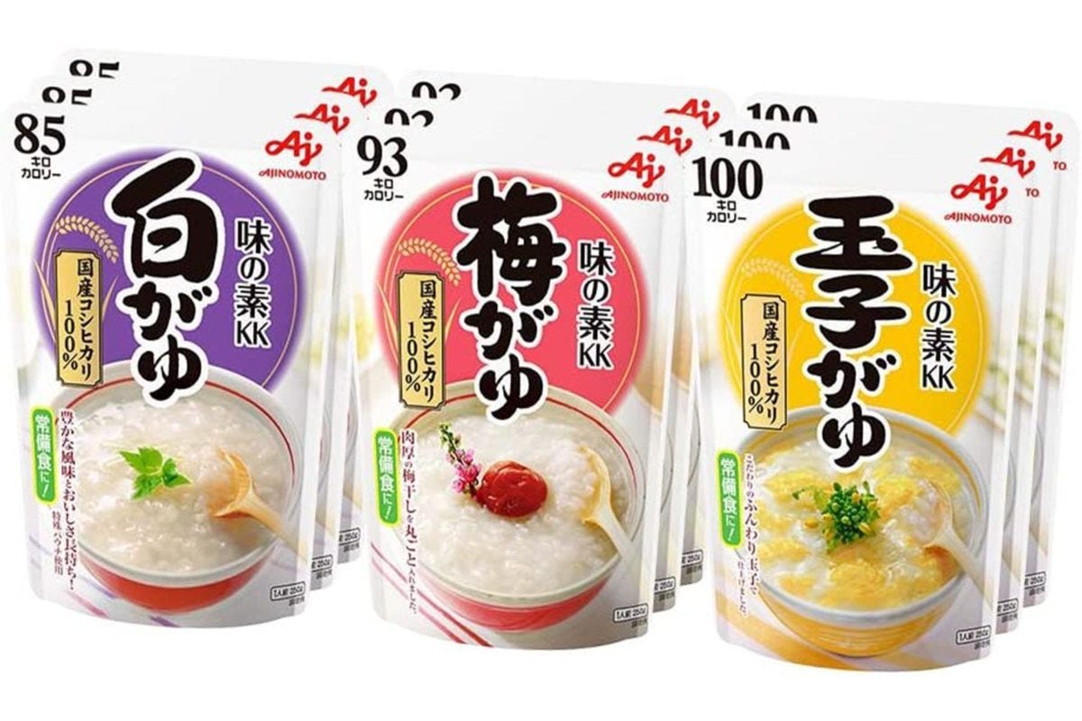 味の素おかゆ3種