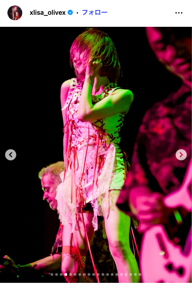 LiSA公式Instagramより