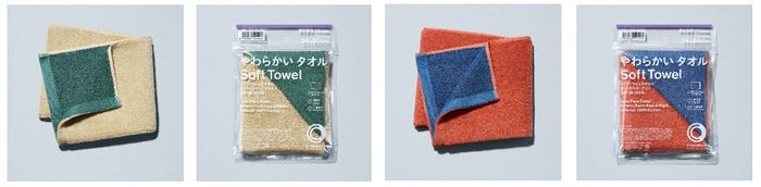 やわらかいフェイスタオル(税込1,089円)(提供写真)