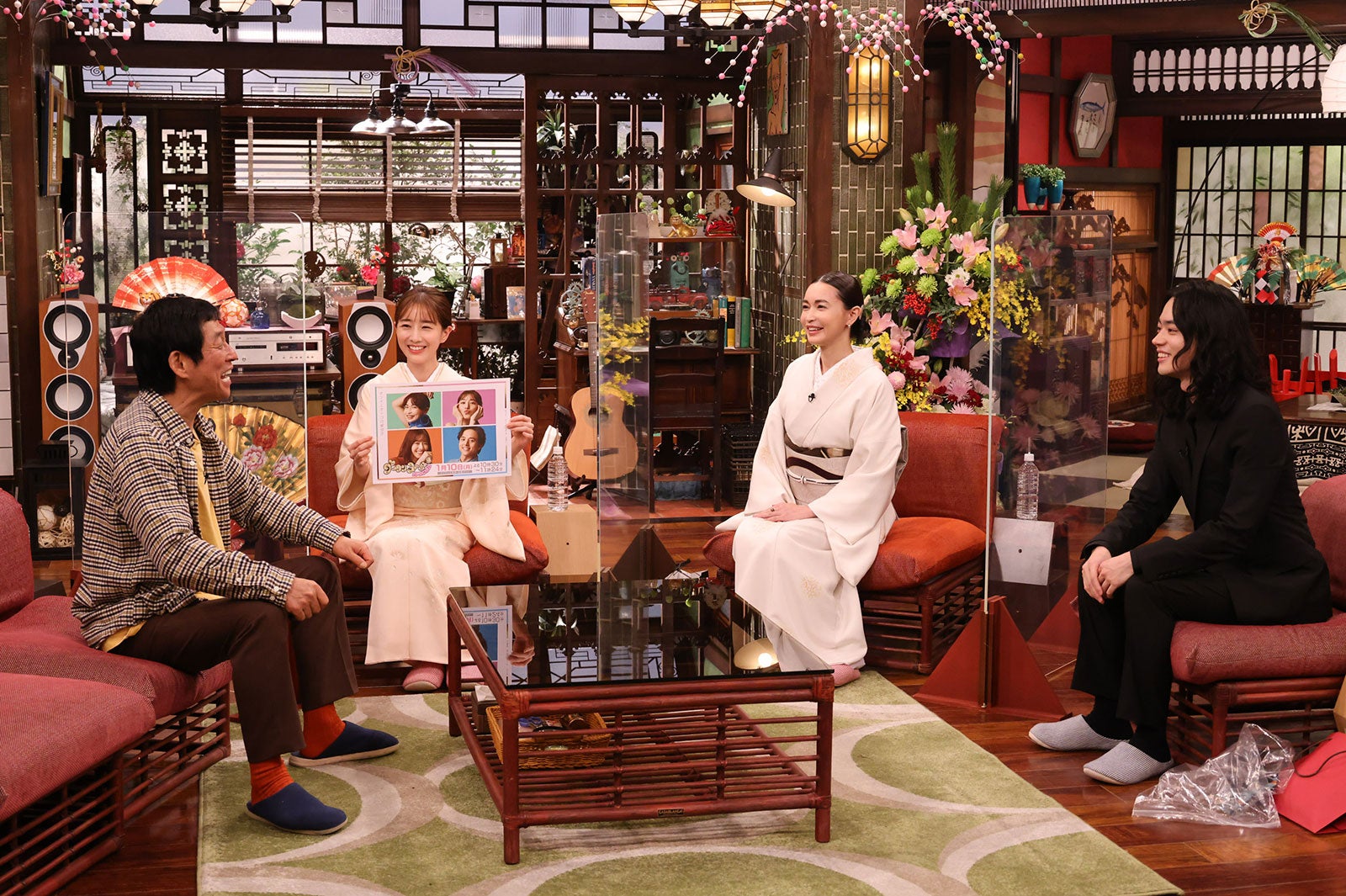 明石家さんま、田中みな実、長谷川京子、菅田将暉 （C）カンテレ・フジテレビ