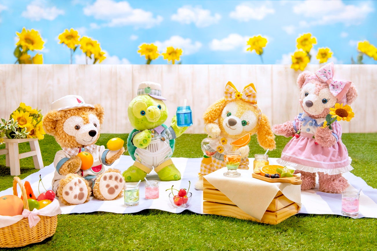 東京ディズニーシー、ダッフィー＆フレンズが暑い夏を楽しむグッズ＆スーベニア付きメニュー