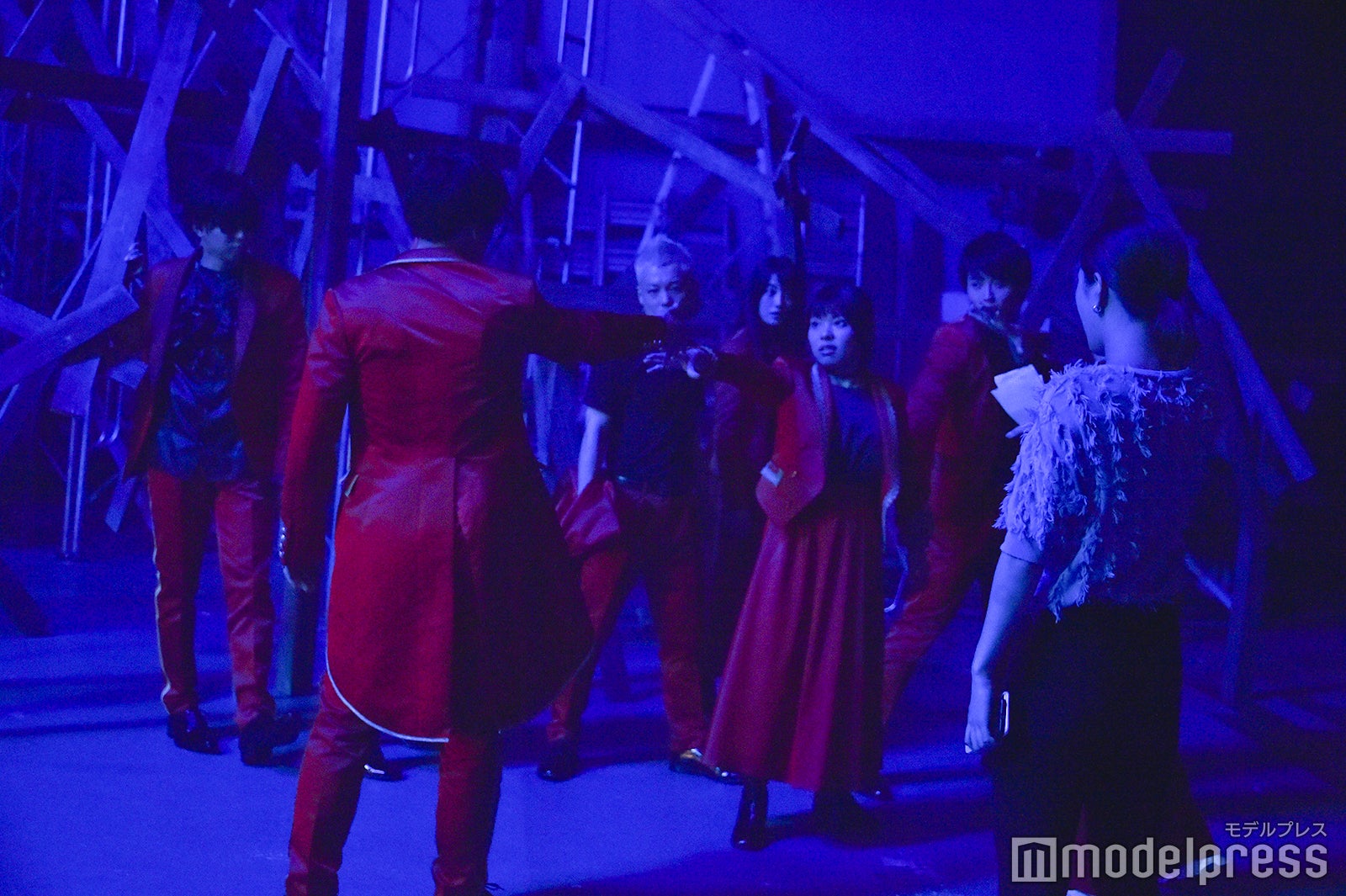 吉本坂46RED「君の唇を離さない」MV撮影風景（C）モデルプレス