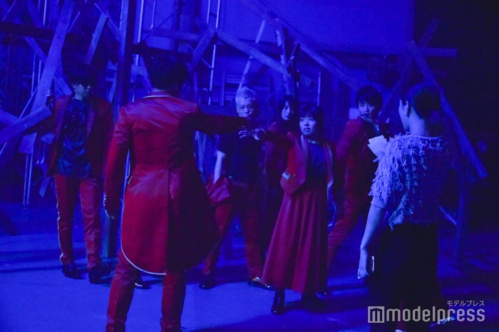 吉本坂46RED「君の唇を離さない」MV撮影風景(C)モデルプレス