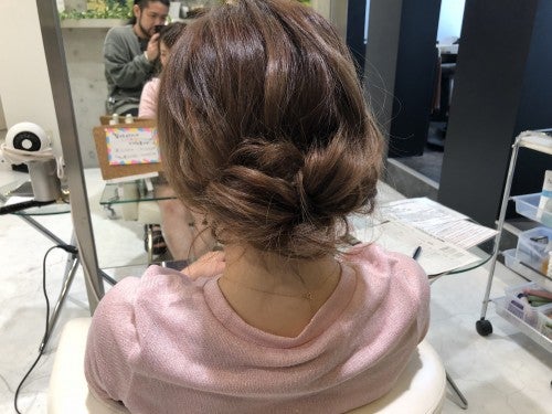 あとはバランスよくラフに崩すだけ