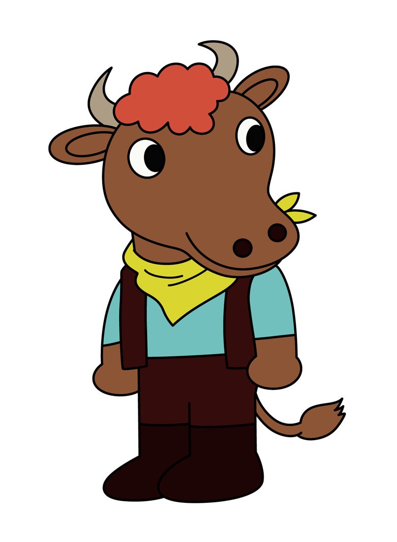 しずちゃんが声を担当するキャラクター「まきばのモオさん」（C）やなせたかし／フレーベル館・TMS・NTV （C）やなせたかし／アンパンマン製作委員会2025