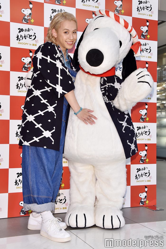 りゅうちぇる&スヌーピー(C)モデルプレス