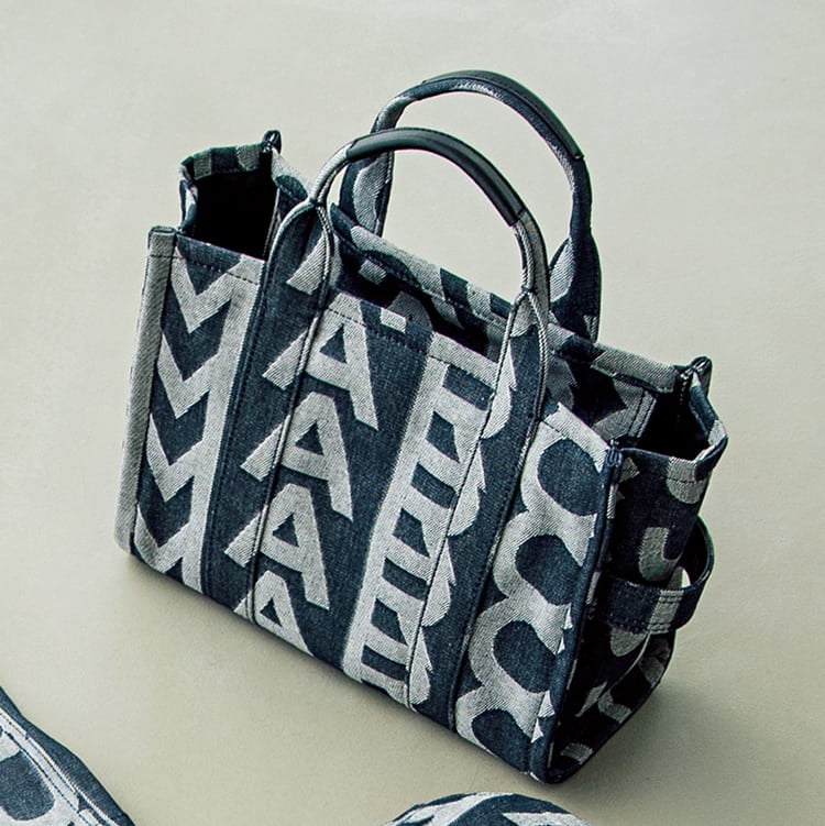 MARC JACOBS モノグラムデニムトートバッグ | thefundraisingcompany.com