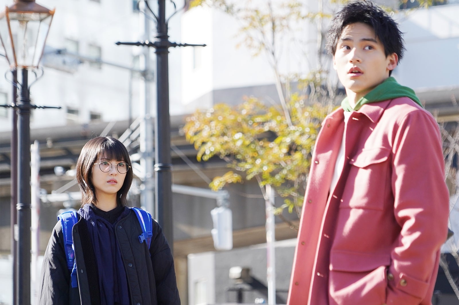 浜辺美波、岡田健史「ウチの娘は、彼氏が出来ない！！」第6話より（C）日本テレビ