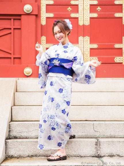 チョウ／浴衣4点SET「INGNI」8,748円（税込）