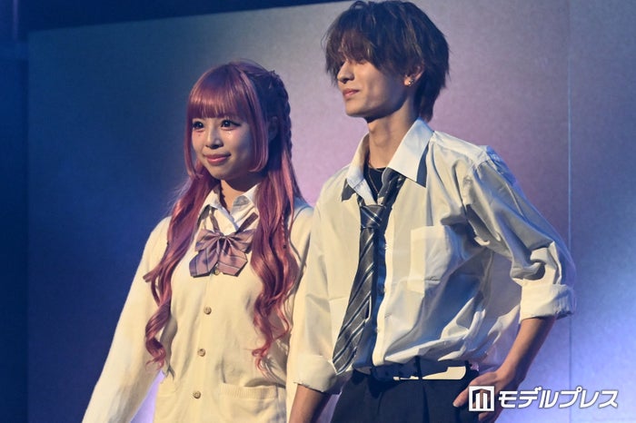 「今日好き」“やまあい”須藤大和＆細川愛沙カップル、ステージ上で大胆キス 甘々雰囲気漂う【青春祭 by 今日、好きになりました。】