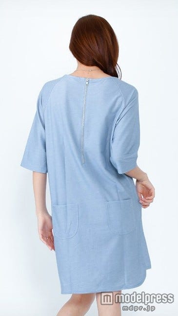 カットデニムサックワンピース「salus」2,592円(税込)