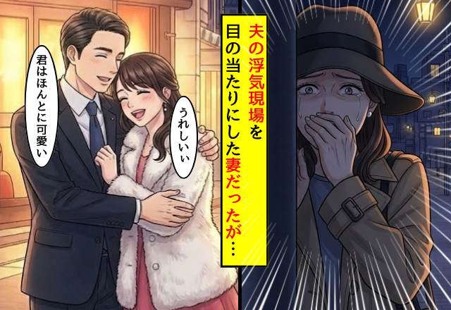 浮気現場に妻がいたことを…“知らない”夫。しかし呑気に帰宅後⇒「今日の行動は…」感情を抑えた妻の一言に、うろたえる！？