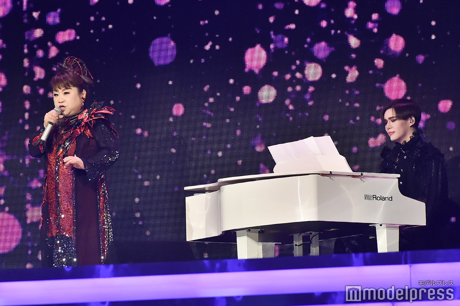 天童よしみとMatt／31日のリハーサル時に撮影 （C）モデルプレス