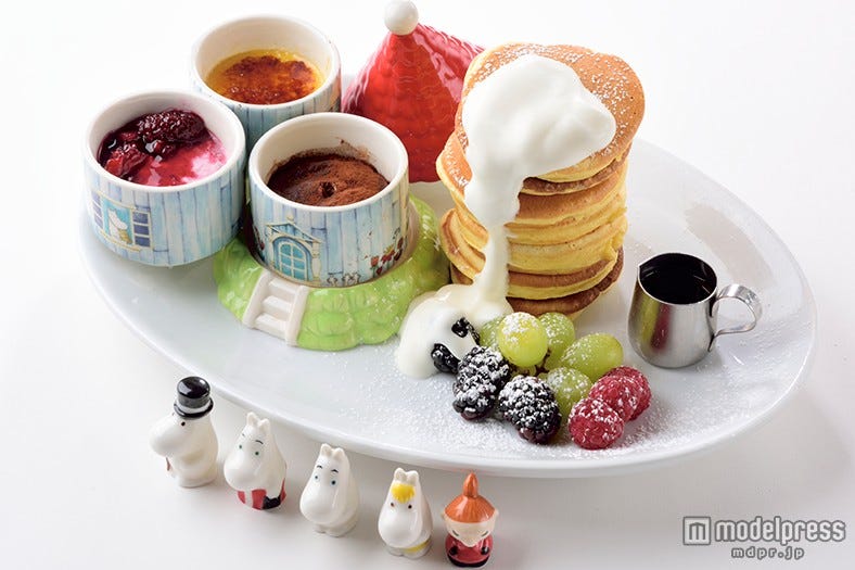 “ムーミンカフェ”にパンケーキ登場 可愛いキャララテも