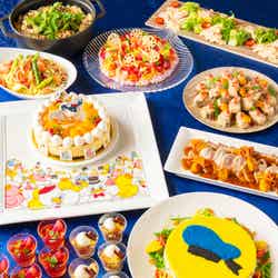 「シャーウッドガーデン・レストラン」(ブッフェ) ディズニー・パルパルーザ “ドナルドのクワッキー・ダック!ダック!ダックシティ!” ブッフェ (C)Disney