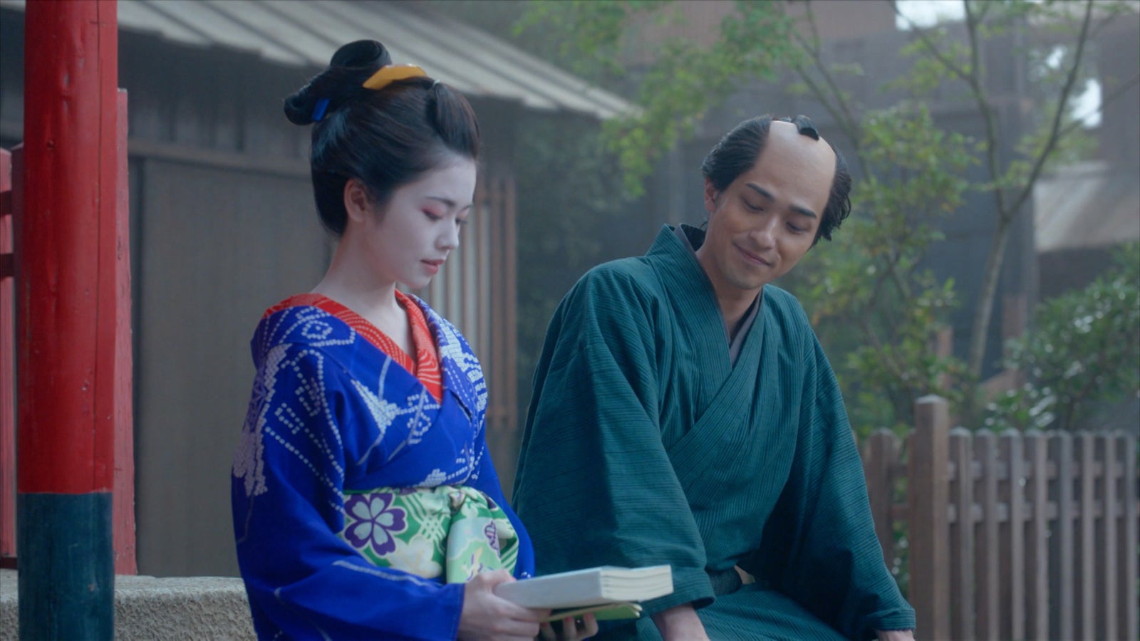 小芝風花 横浜流星 共演映画登場Ver 中河与一 中河與一 天の夕顔 昭和23年 NHK大河「べらぼう」視聴者騒然 蔦重（横浜流星）と瀬川（小芝