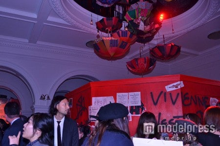 レセプションパーティー会場内風景