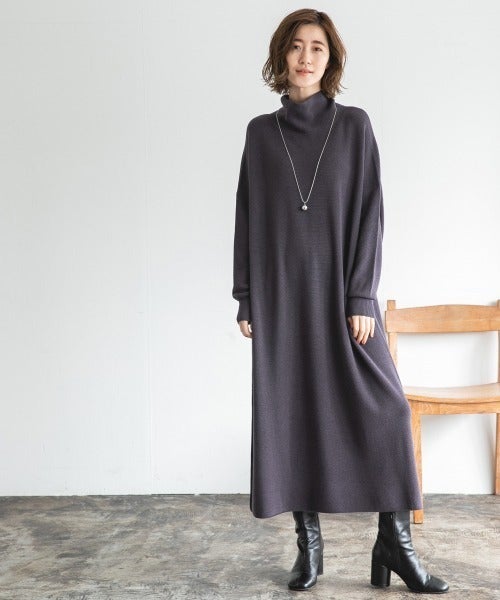 低身長さんに似合うワンピースの冬コーデ23選 おしゃれさんの大人スタイル モデルプレス