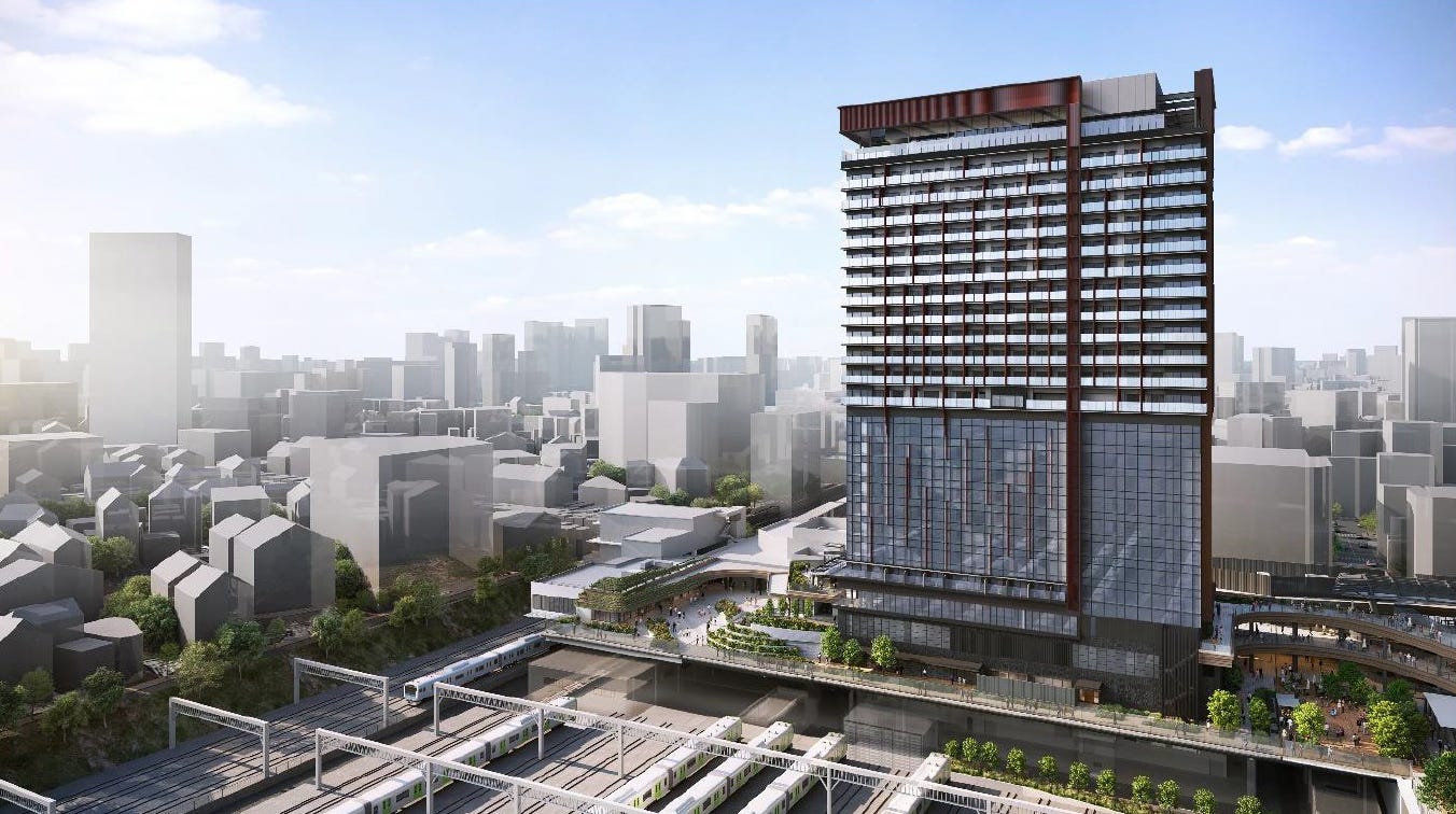 東京・大井町の複合開発「OIMACHI TRACKS」2026年開業へ 商業モール、映画館、ホテルなど入居