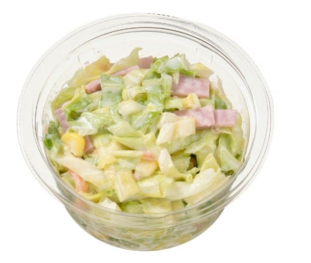 春を味わうコールスローサラダ(税込257.04円)(提供写真)